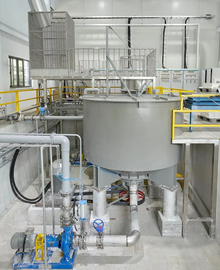 紙漿調製設備 Pulp preparation